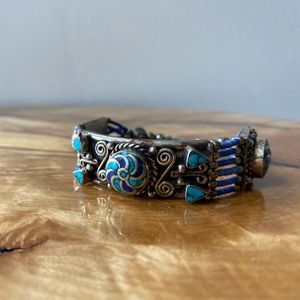 Turquoise Metal Boho Bracelet
